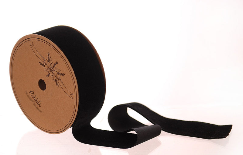 Vetur Black Velvet Christmas Ribbon 9m