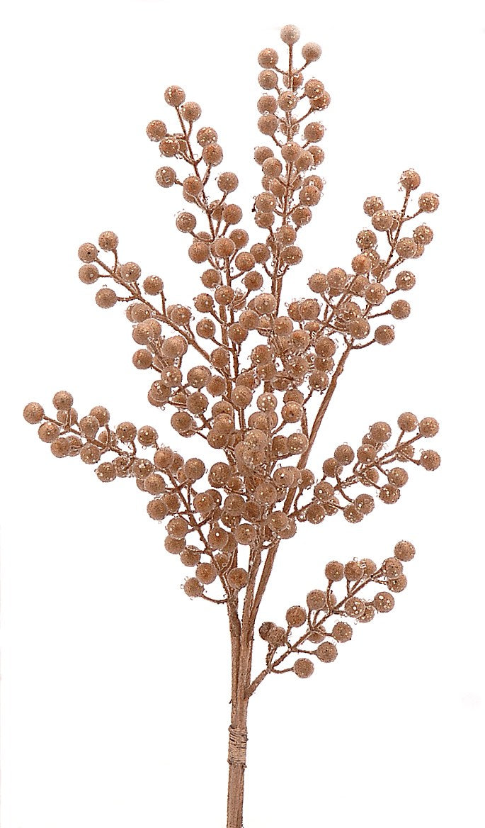 Vetur Gold Berry Christmas Branch Pick