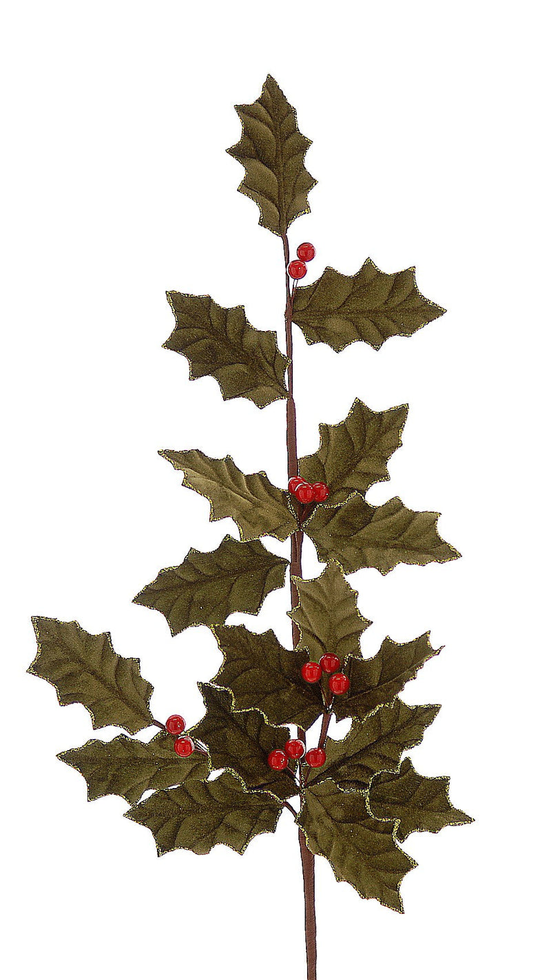 Vetur Green Mistletoe Christmas Pick 80cm
