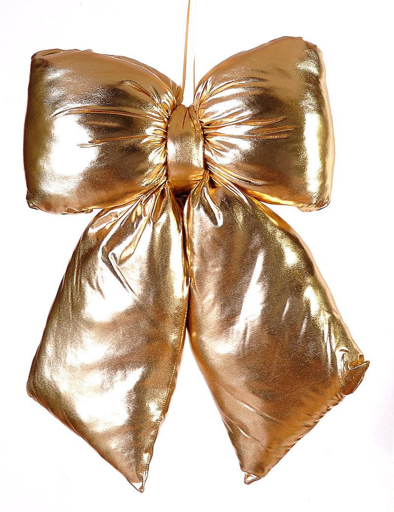 Vetur Shiny Gold Christmas Bow 36cm