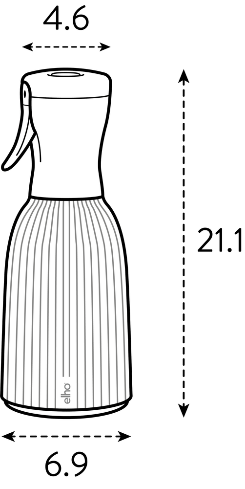Elho Vibes Fold Plant Mister range – dimensions and details