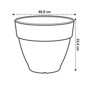 Elho Vibia Campana Round range – dimensions and details