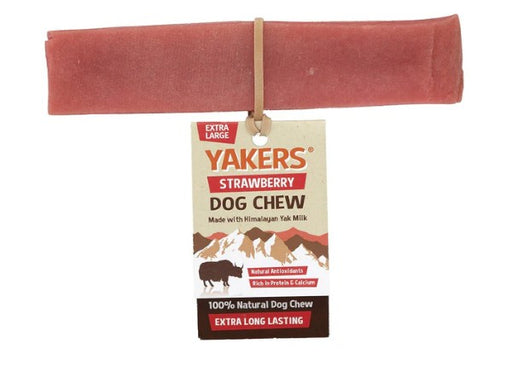 Yakers Strawberry Dog Chew Extra Large