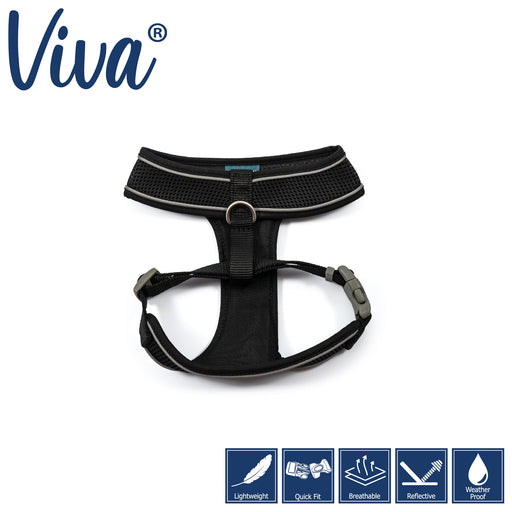 Ancol Viva Comfort Harness Large 53-74cm Black