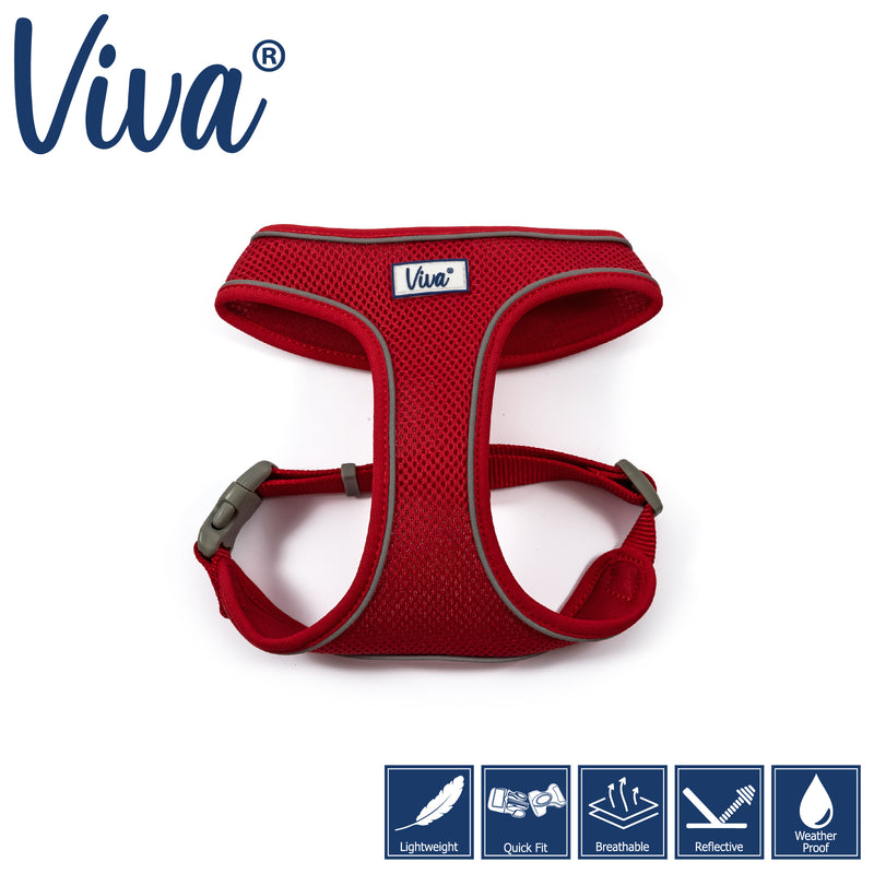 Ancol Viva Comfort Harness Large 53-74cm Red
