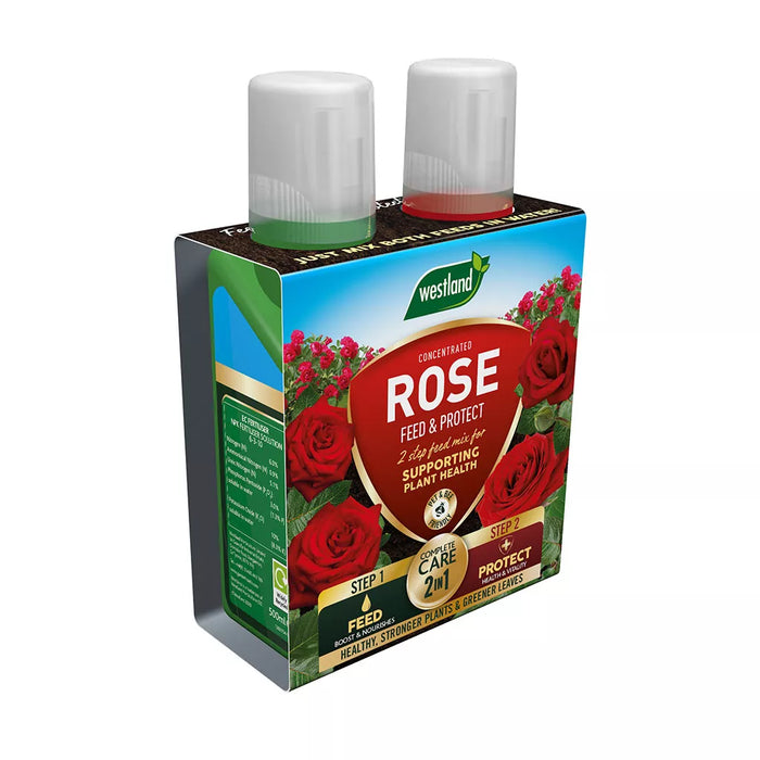 Westland Rose 2 in 1 Feed and Protect 2 x 500ml