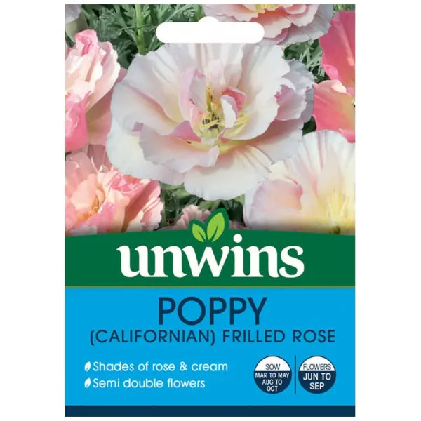 Poppy Californian Frilled Rose