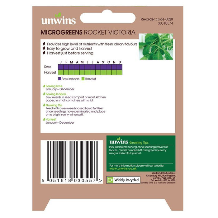 MicroGreens Rocket Victoria — Newlands Garden Centre