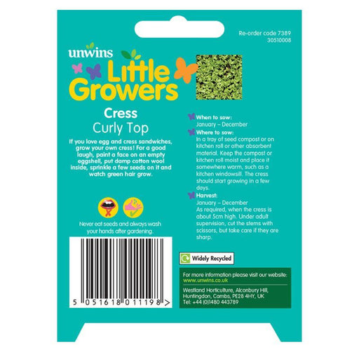 Little Growers Cress Curly Top