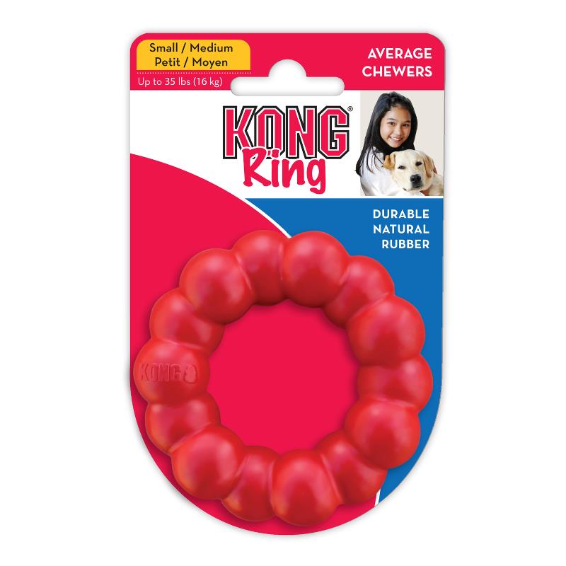 KONG Rubber Ring Small-Medium Red