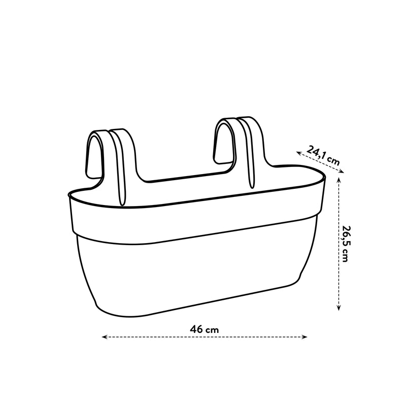 Elho Vibia Campana Easy Hanger Large Anthracite