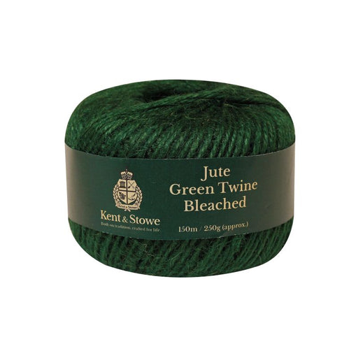 Kent and Stowe Jute Twine Green 150m 250gm