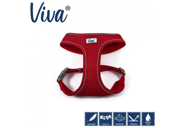 Ancol Viva Comfort Harness Small 34-45cm Red