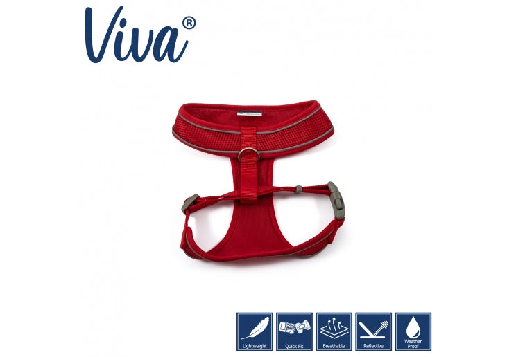 Ancol Viva Comfort Harness Small 34-45cm Red