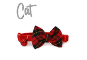 Ancol Vintage Bow Safety Cat Collar Tartan