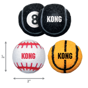 KONG Sports Ball Small 3pk