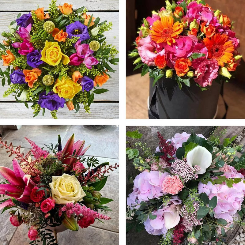 Arrangement made with the finest flowers