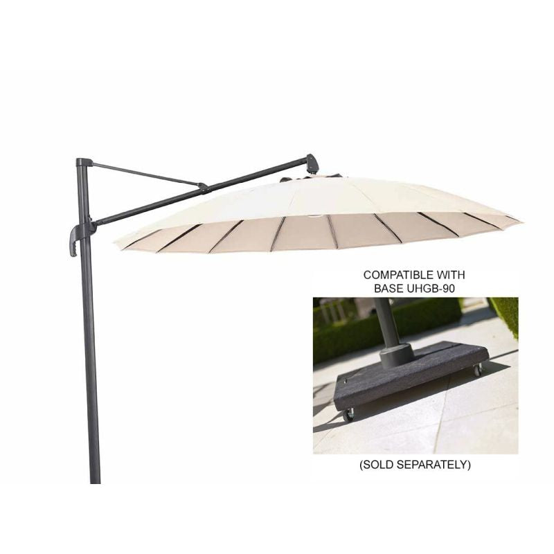 Alexander Rose 3m Aluminium Luxury Cantilever Parasol Ecru - UH30E