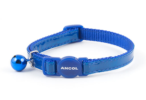 Ancol Blue Gloss Reflective Cat Collar
