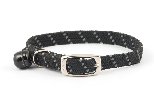 Ancol Cat Collar Softweave Reflective Black