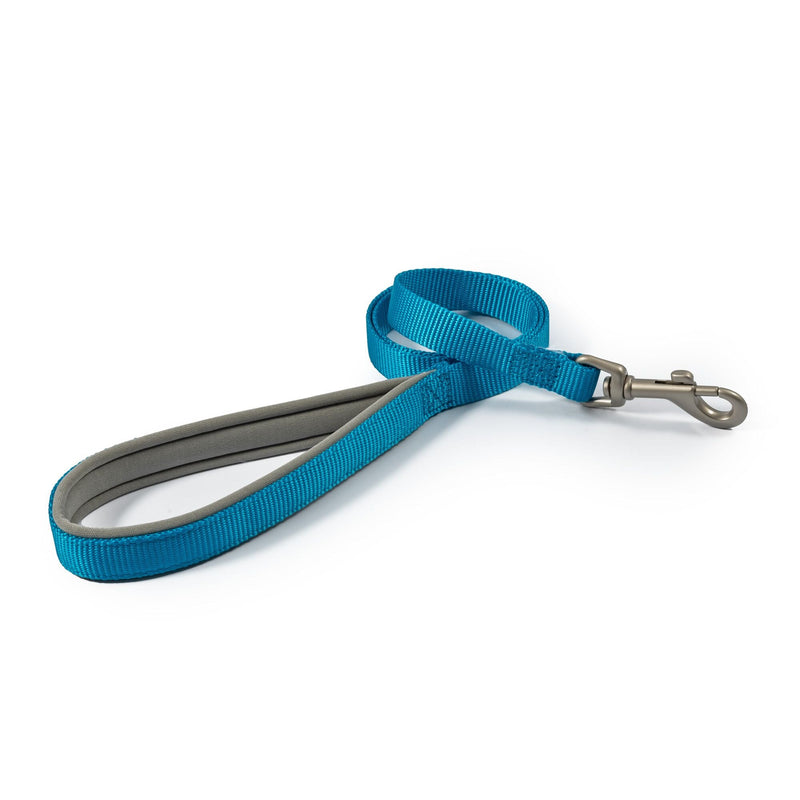 Ancol Viva Padded Nylon Snap Lead Blue