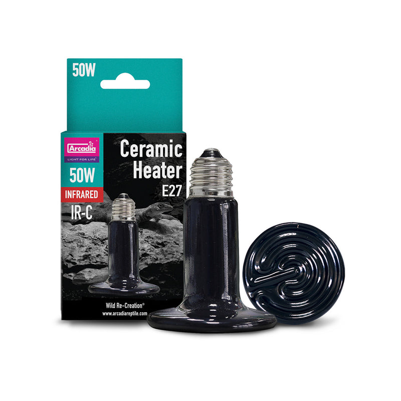Arcadia Ceramic Heater Bulb 50 Watts
