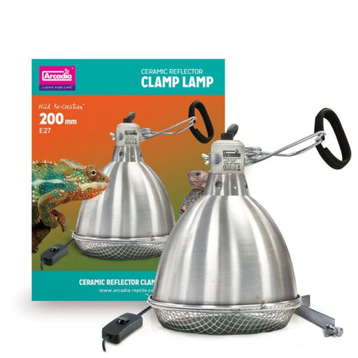 Arcadia Reflector Clamp Lamp with Ceramic Holder 20cm