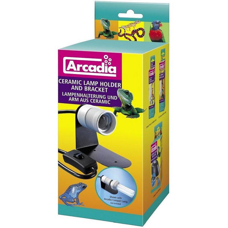 Arcadia Ceramic Lamp Holder and Bracket