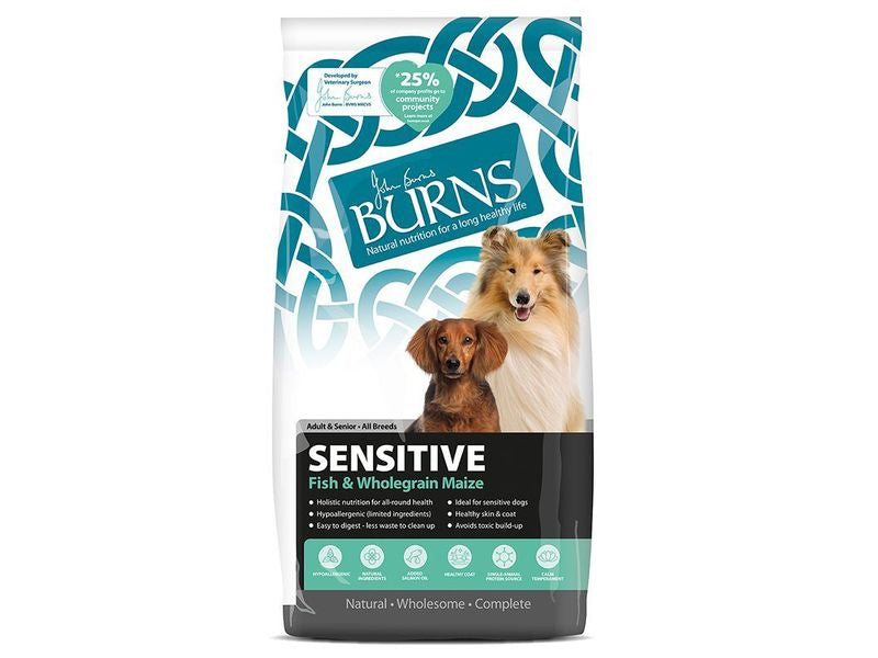 Burns sensitive with Fish (2kg)