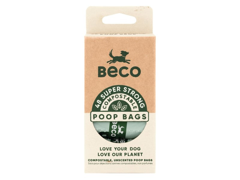 Beco Compostable Poop Bags 48 Green
