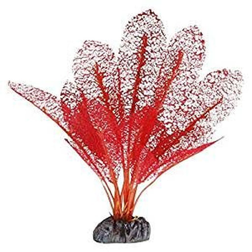 Betta 20cm Silk Red Lace Plant