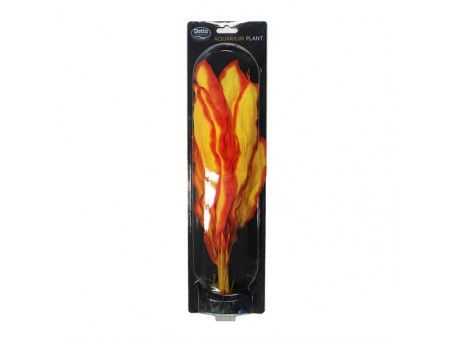 Betta Choice 40cm Silk Yellow & Red Plant