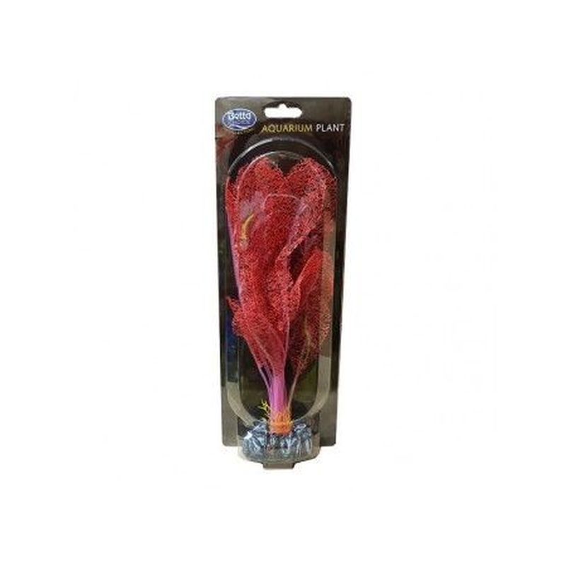 Betta Choice 30cm Silk Red Lace Plant