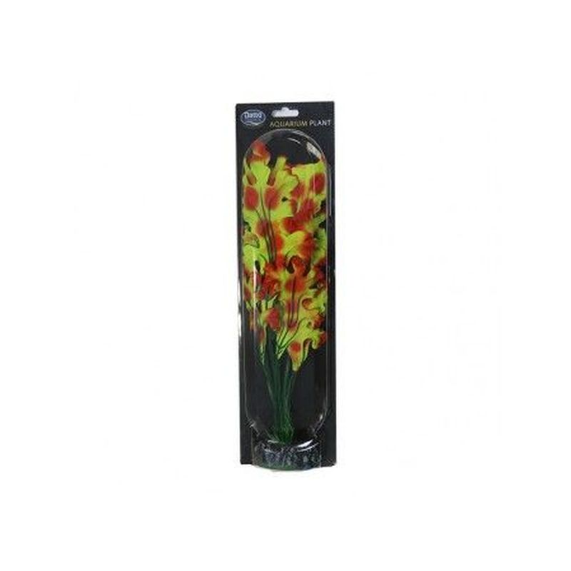 Betta Choice 40cm Silk Green & Red Plant
