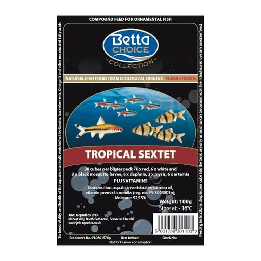 Betta Choice Tropical Sextet Blister Pack
