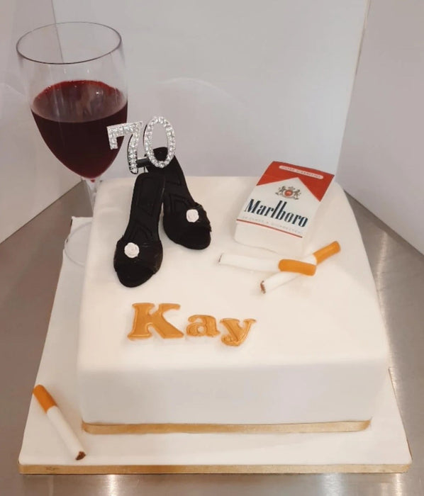 Bespoke Cake With Guilty Pleasures Theme