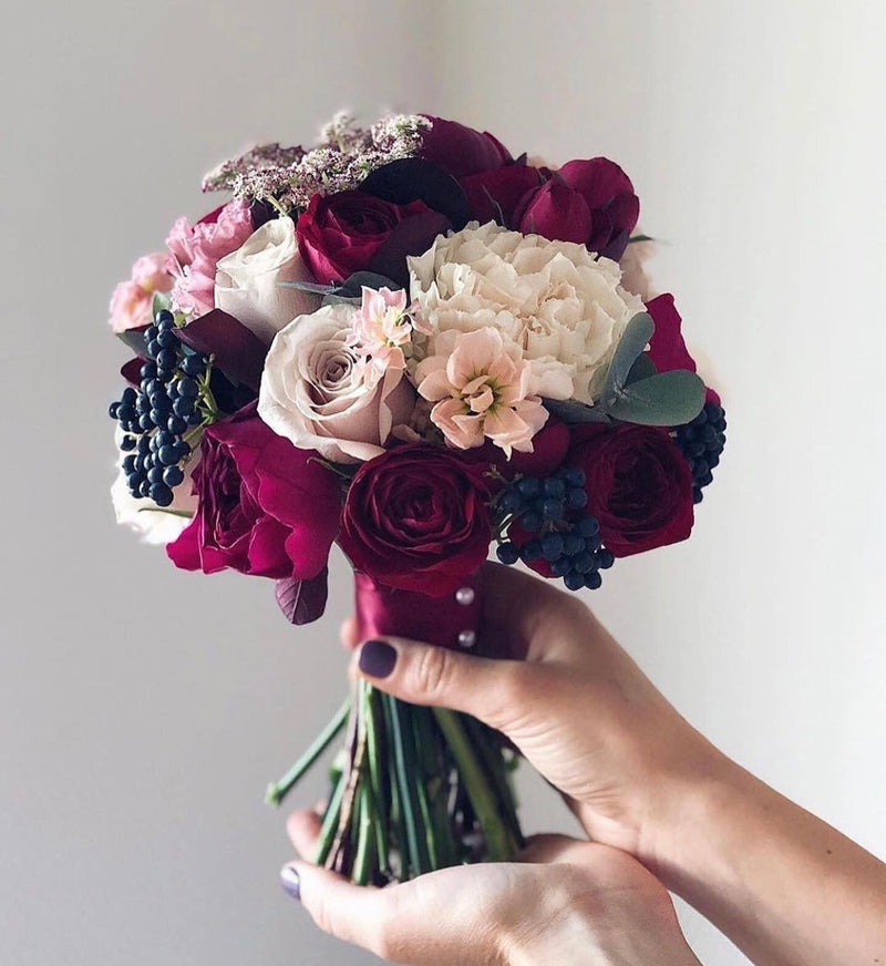 Bridal Bouquet Jewel Tone