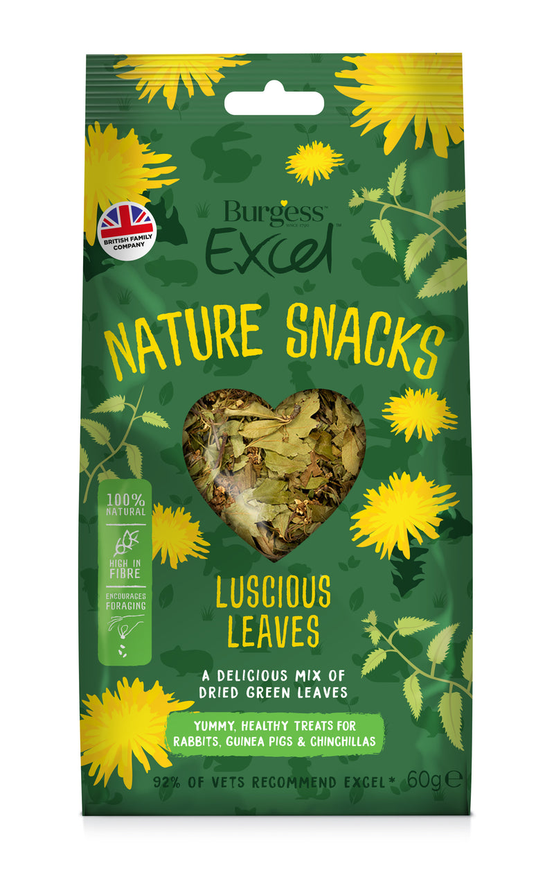 Burgess Excel Nature Snacks Luscious Leaves