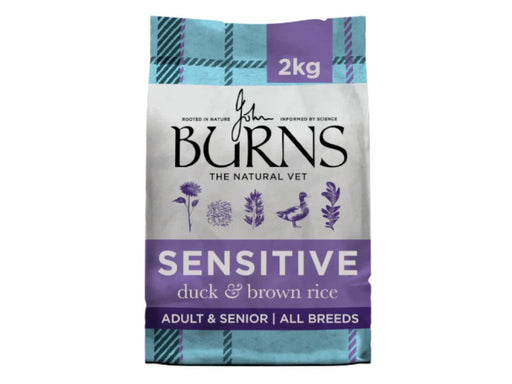 Burns Sensitive Duck & Brown Rice Dry Dog Food 2kg