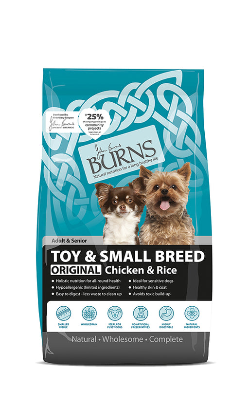 Burns Toy & Small Breed Chicken & Rice 6kg