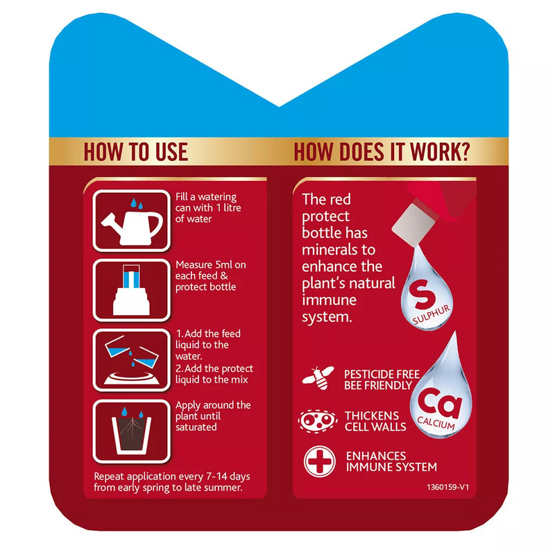 Westland Rose 2 in 1 Feed and Protect 2 x 500ml