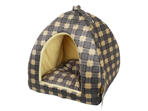 Cat Igloo Mallory Black Tartan 35 cm