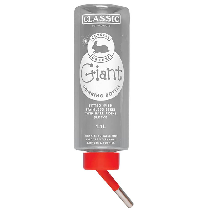 Crystal Deluxe Giant Rabbit Water Bottle 1.1ltr