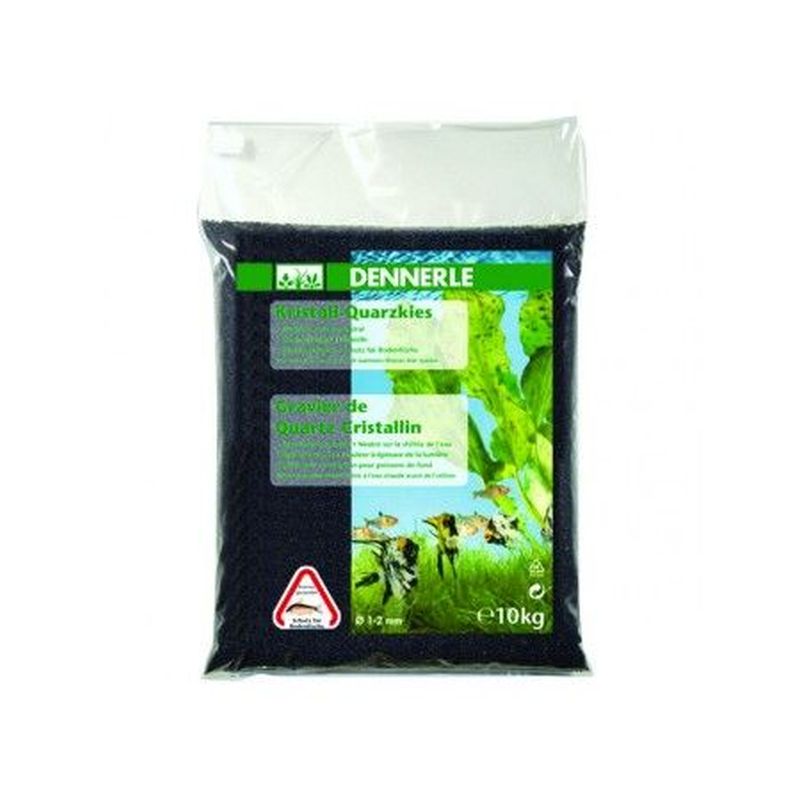 Dennerle Quartz Gravel 10kg - Black