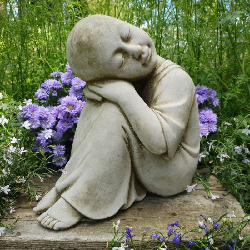 Buddha Serene Monk 27cm
