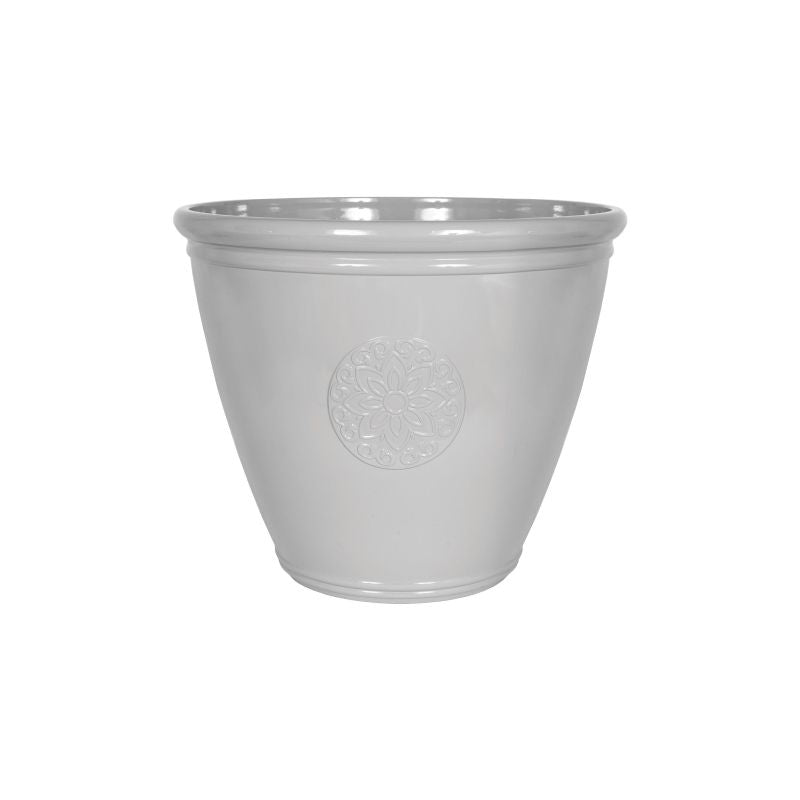 Eden Emblem Planter Grey 40cm