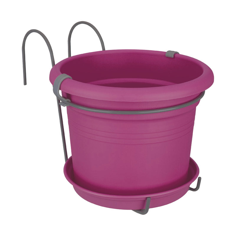 Elho Green Basics Balcony Potholder All in 1 Cherry Red