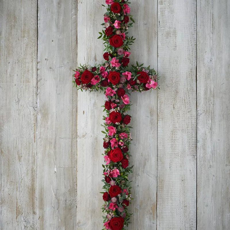 Red and Pink Cross