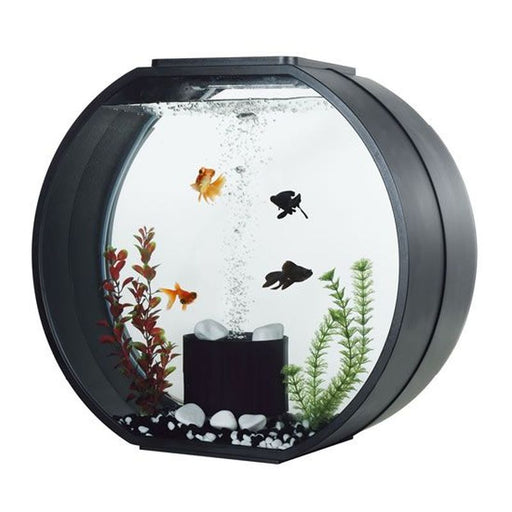 Fish R Fun Deco Max XL Fish Tank With Pump Filter & Light 54 Litres Black