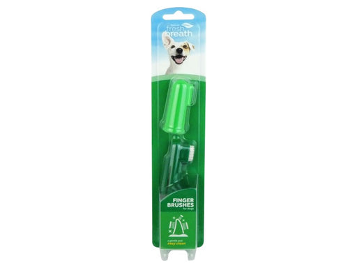 TropiClean Fresh Breath Dog Finger Brushes 2Pack